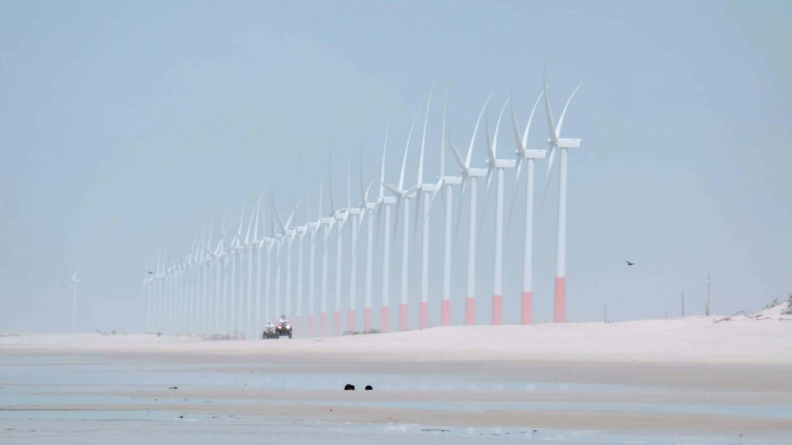 Wind turbines. Photo by Heverton Nascimento on Unsplash